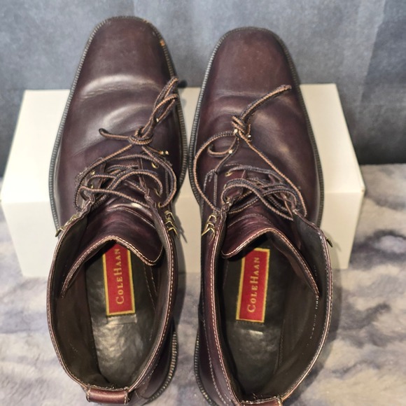 Cole Haan x Nike Air Boots‎ Dark Brown Leather Lace Up Mens 10.5 main image 5